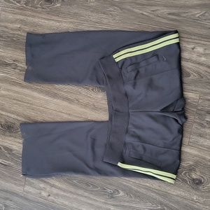 Nike athletic department gray side zip athletic pants, elastic waist wit…